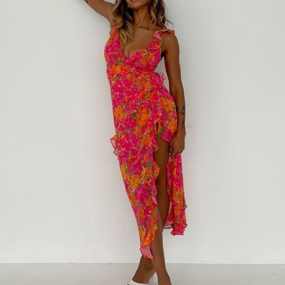Rumored Just‎ Like Heaven Dress | Electric Begonia